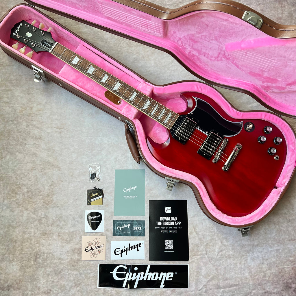 Epiphone 1961 Les Paul SG Standard 2023 - Aged Sixties Cherry - 18