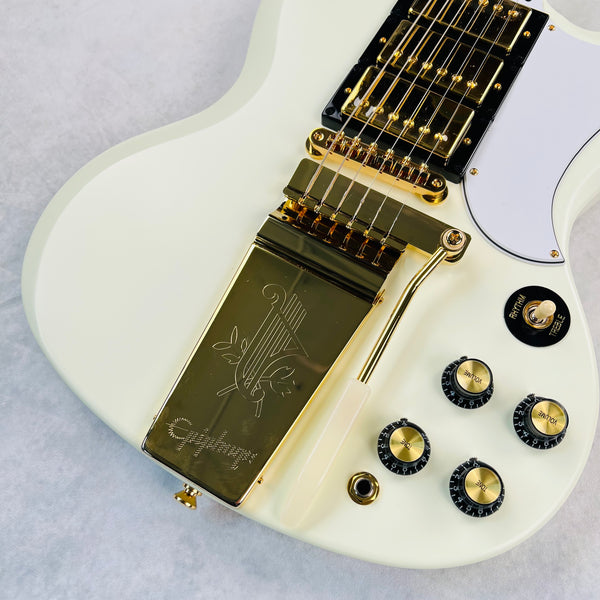 Epiphone 1963 Les Paul SG Custom with Maestro Vibrola 2023 - Classic White - 6