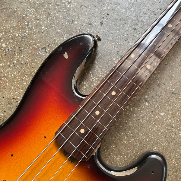 Fender Custom Shop Jaco Pastorius Tribute Jazz Bass Relic 2023 - 3-Tone Sunburst - 3