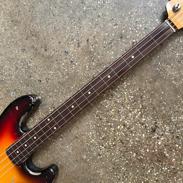 Fender Custom Shop Jaco Pastorius Tribute Jazz Bass Relic 2023 - 3-Tone Sunburst - 8