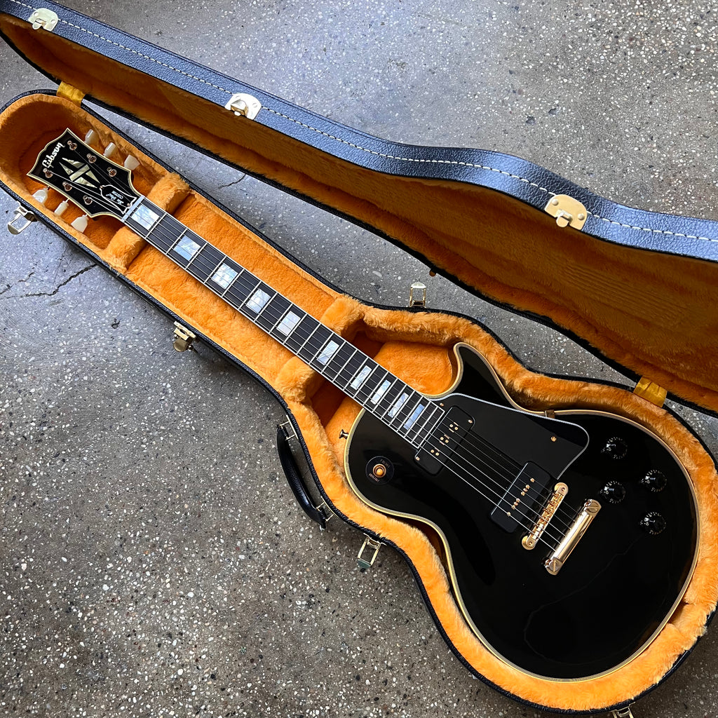 2023 Gibson Custom Shop 1954 Les Paul Custom Reissue Ebony VOS - 18