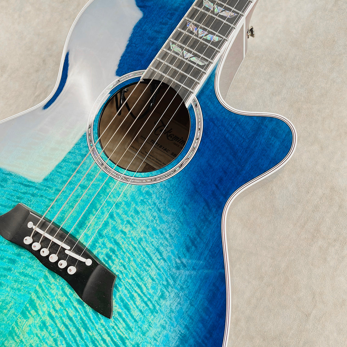 Takamine TDP181AC SBB Acoustic-Electric 2023 - Blue Burst | Tone Wolf