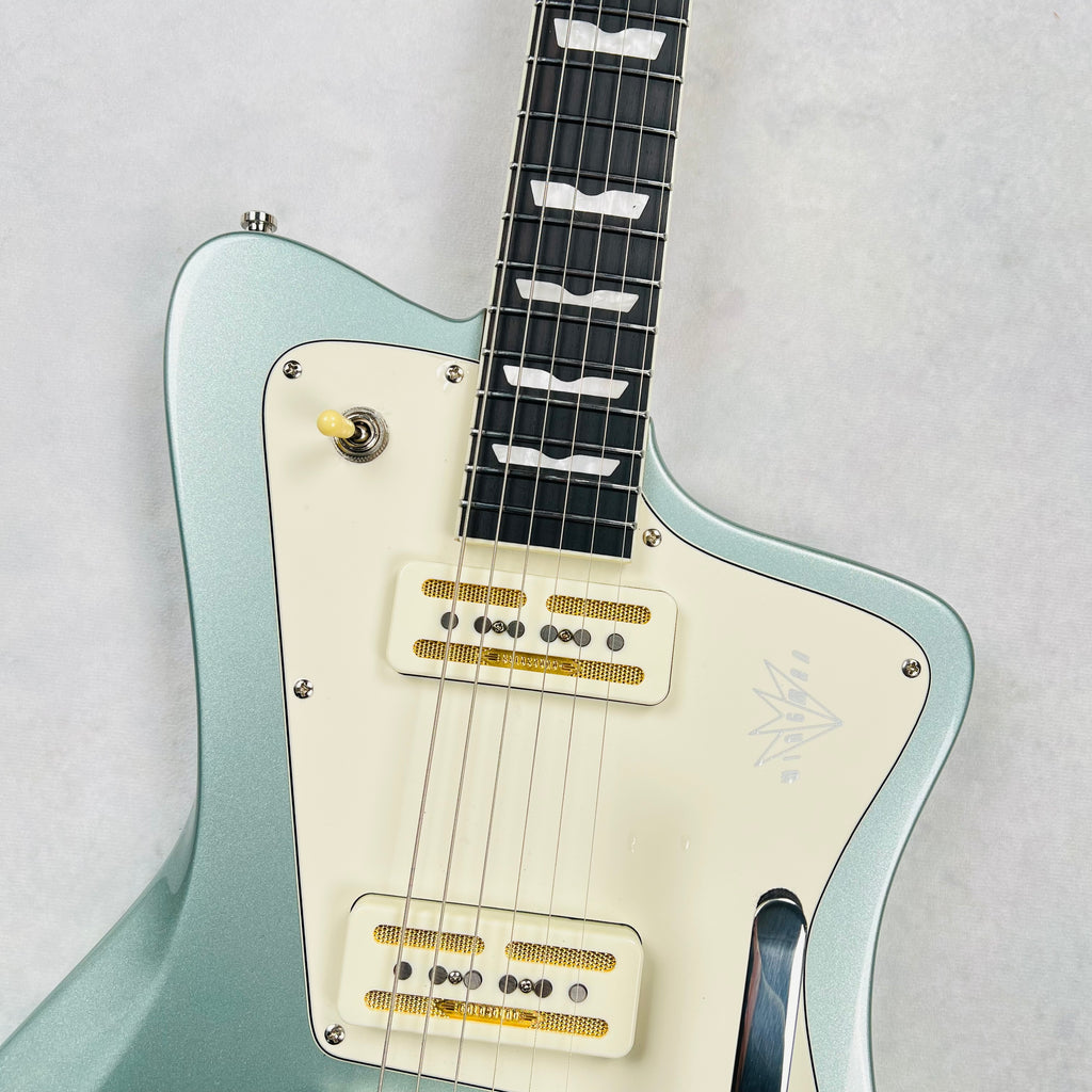 2024 Baum Wingman Offset Electric Guitar with Bigsby - Ocean Mist - 3