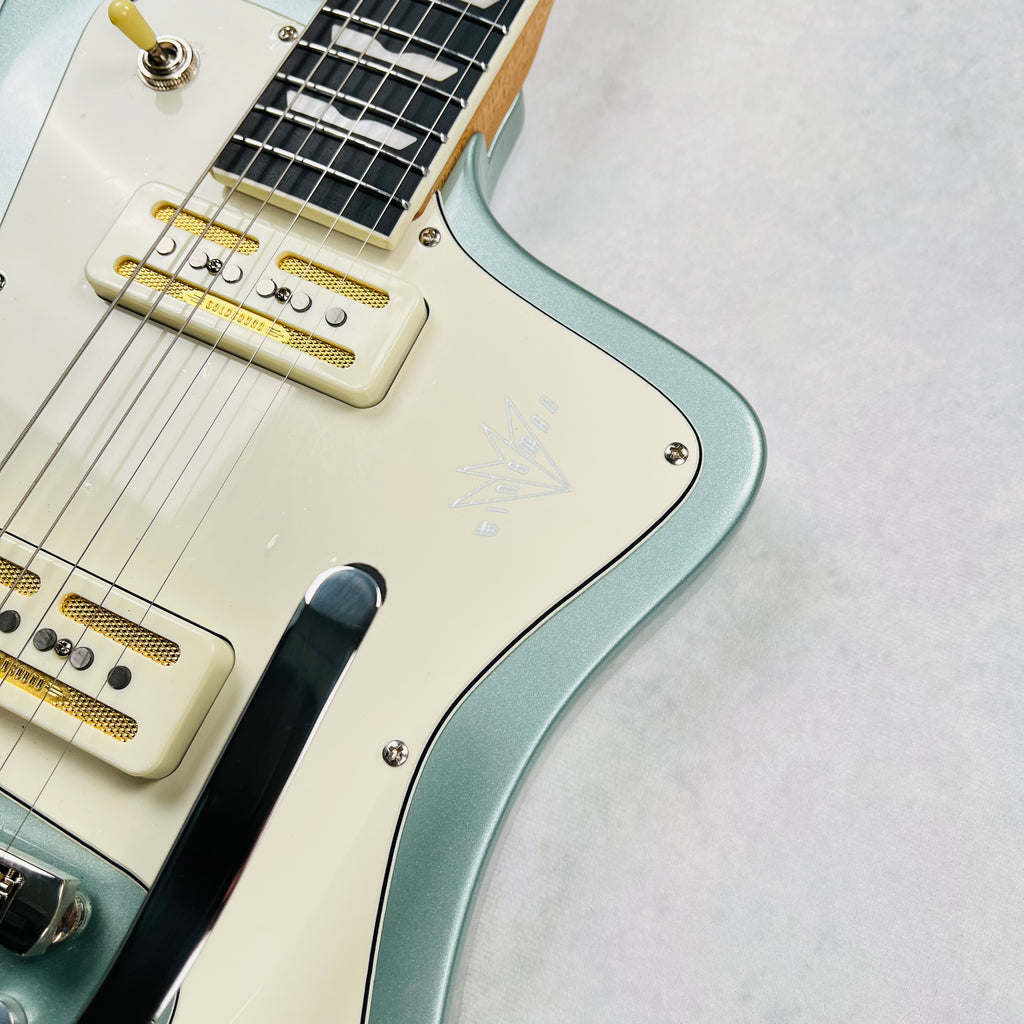 2024 Baum Wingman Offset Electric Guitar with Bigsby - Ocean Mist - 6