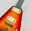 Dean USA Patents Pending V Flame Top 2024 - Trans Cherry Sunburst - 3