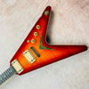 Dean USA Patents Pending V Flame Top 2024 - Trans Cherry Sunburst - 8