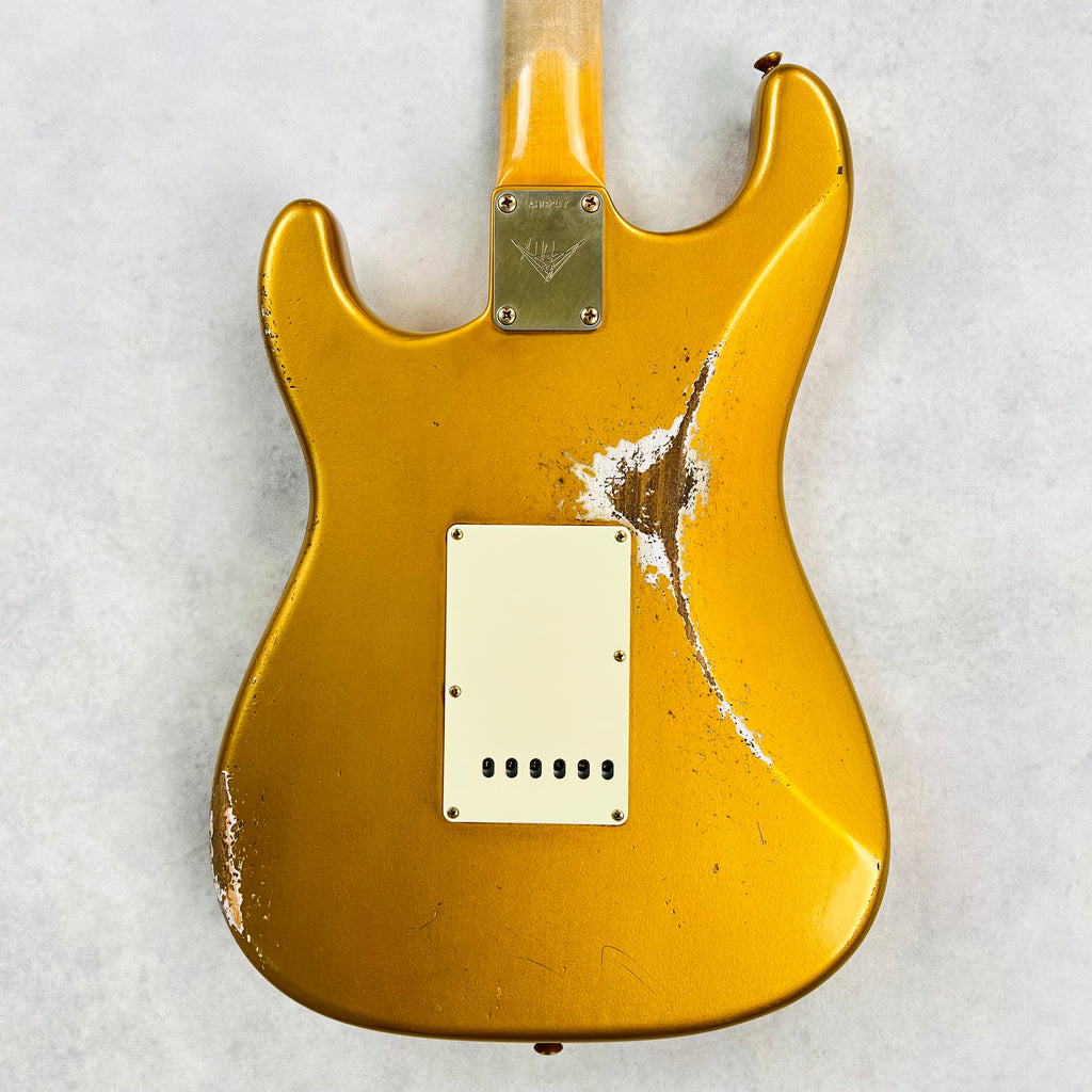 Fender Custom Shop 1962 Poblano Stratocaster Relic Masterbuilt by Andy Hicks 2024 - Aged Aztec Gold - 12