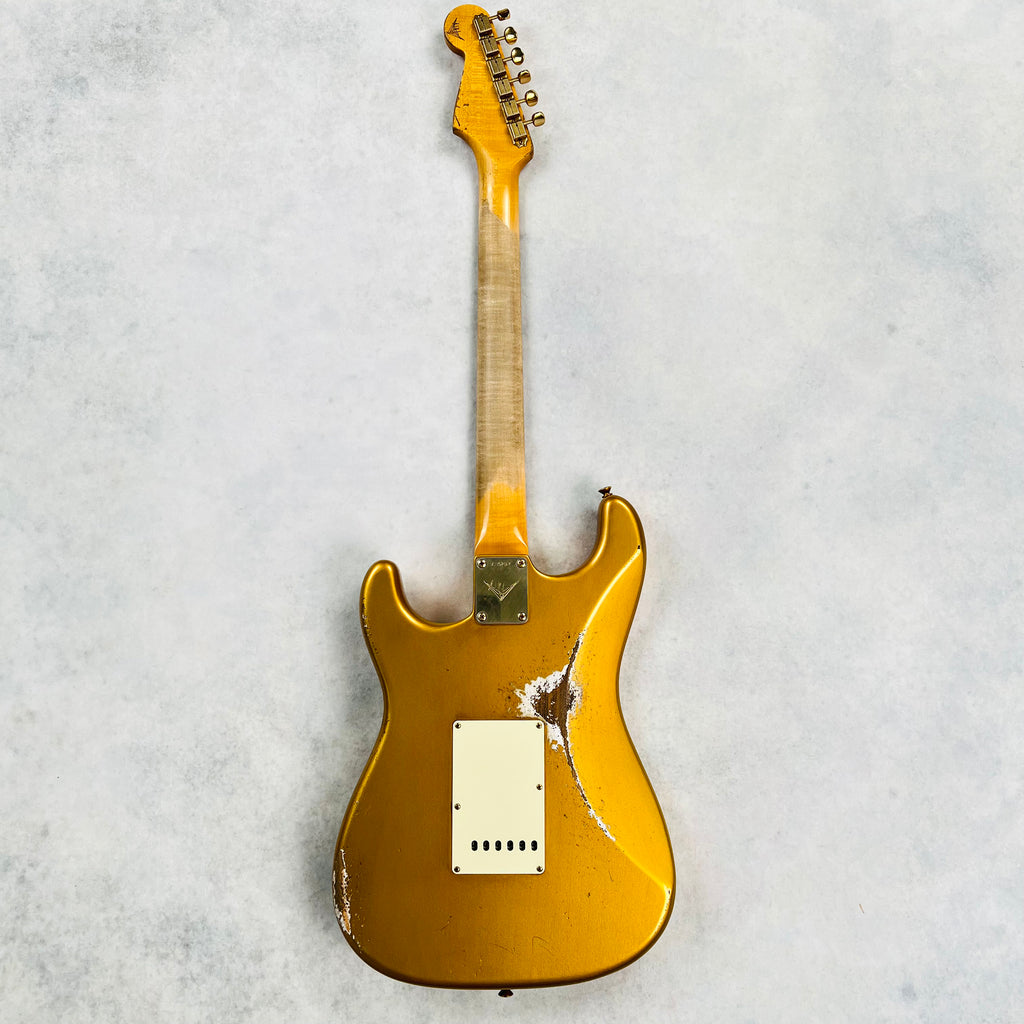 Fender Custom Shop 1962 Poblano Stratocaster Relic Masterbuilt by Andy Hicks 2024 - Aged Aztec Gold - 13