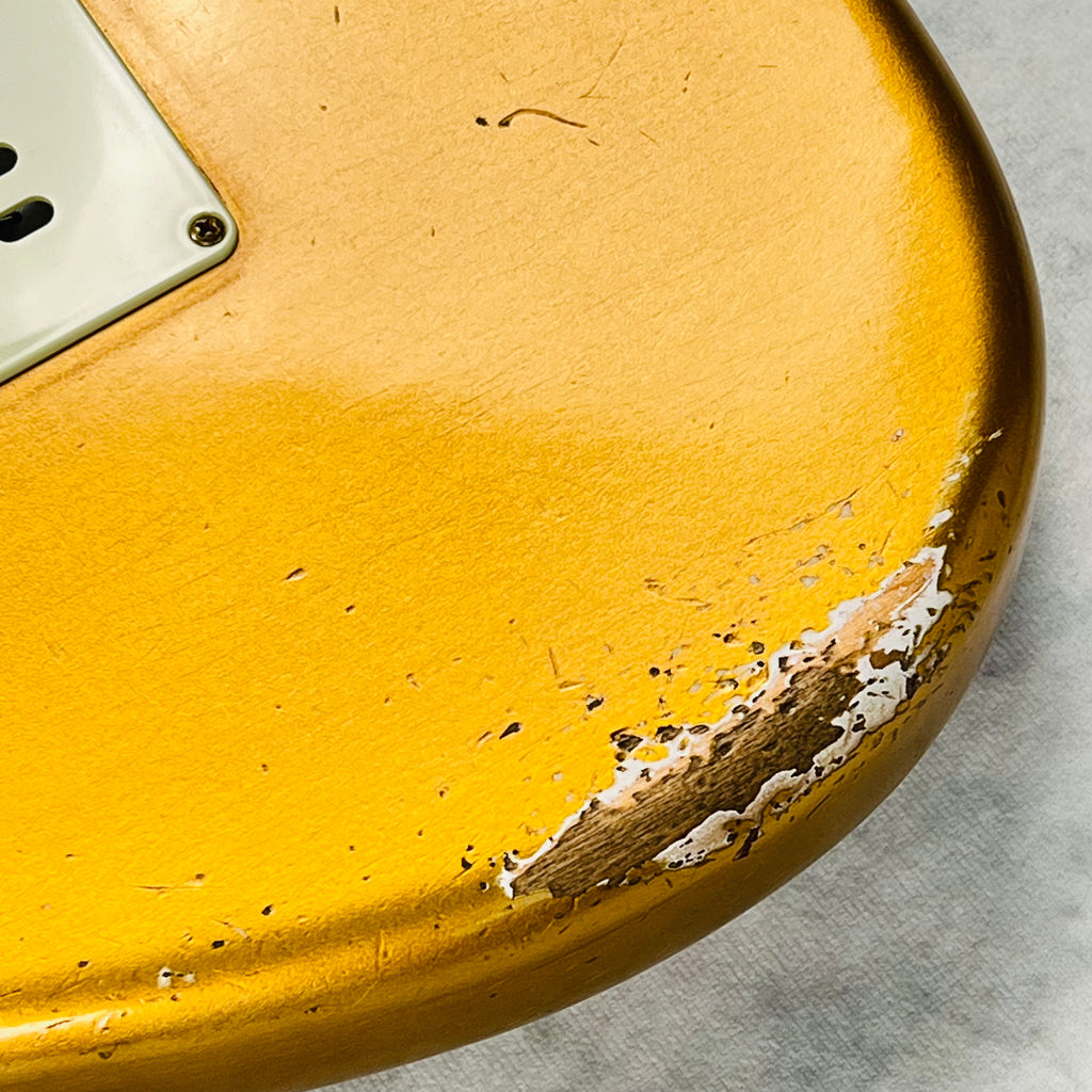 Fender Custom Shop 1962 Poblano Stratocaster Relic Masterbuilt by Andy Hicks 2024 - Aged Aztec Gold - 17