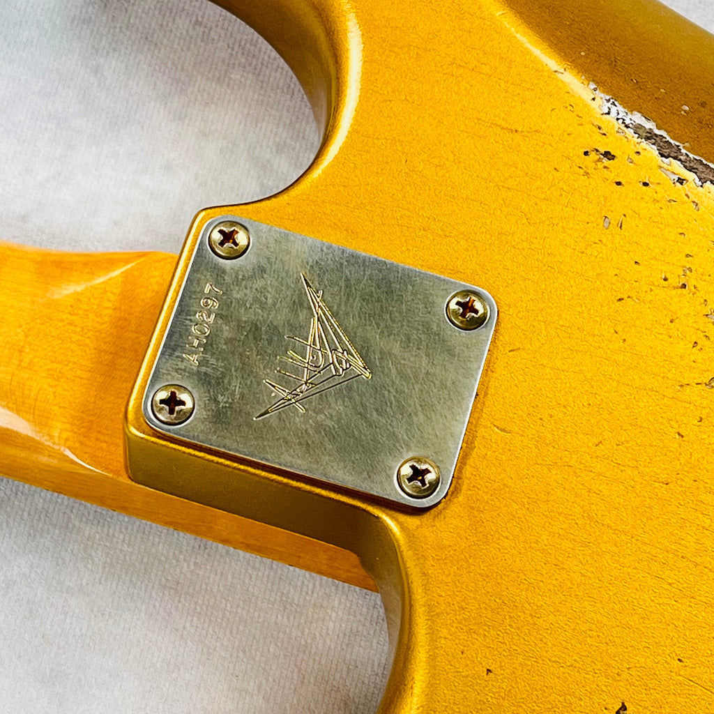 Fender Custom Shop 1962 Poblano Stratocaster Relic Masterbuilt by Andy Hicks 2024 - Aged Aztec Gold - 18