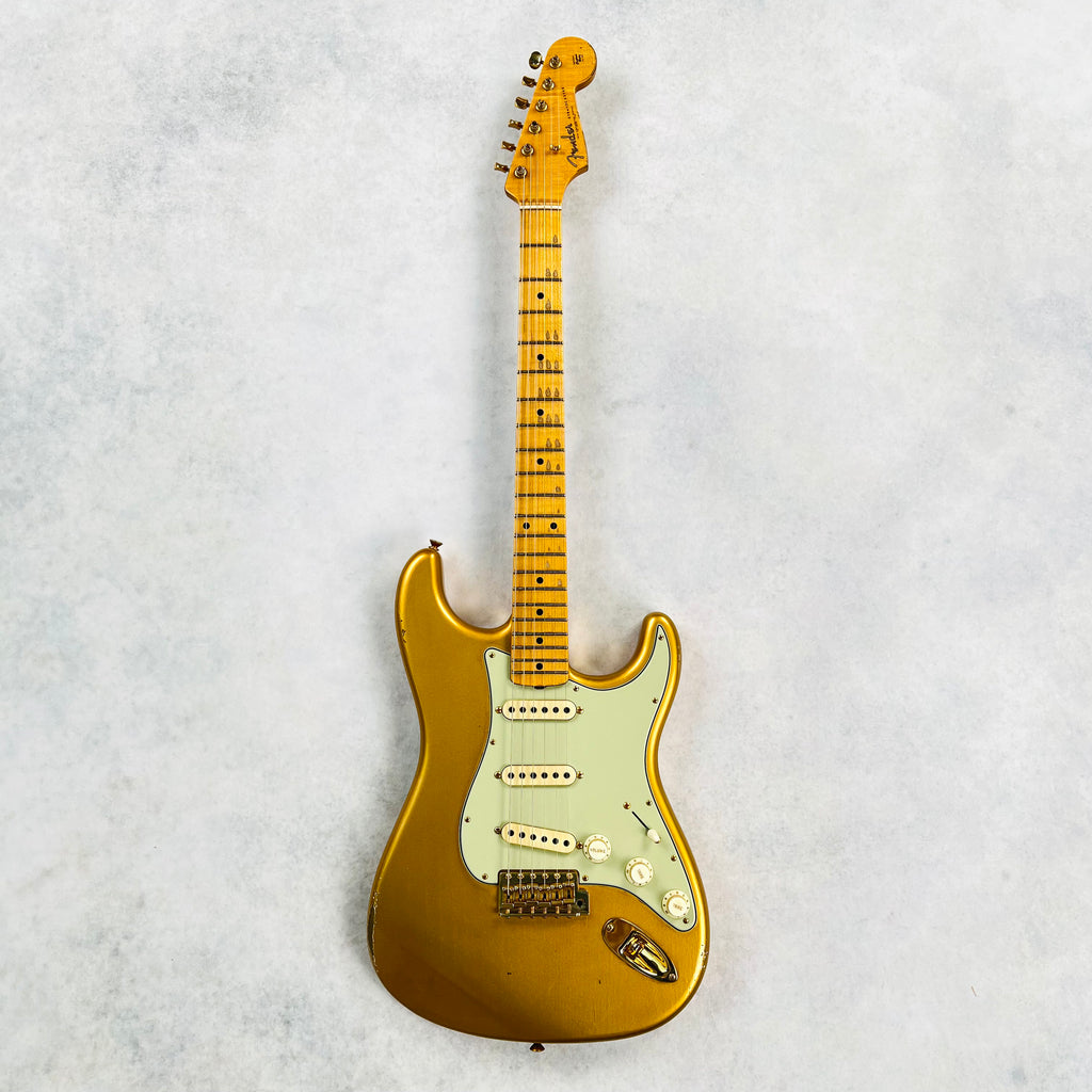Fender Custom Shop 1962 Poblano Stratocaster Relic Masterbuilt by Andy Hicks 2024 - Aged Aztec Gold - 2