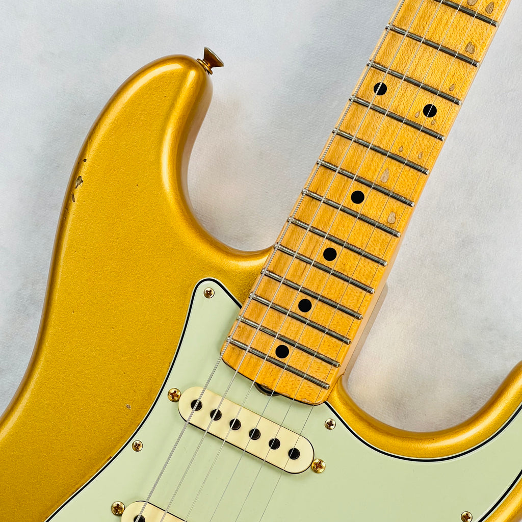 Fender Custom Shop 1962 Poblano Stratocaster Relic Masterbuilt by Andy Hicks 2024 - Aged Aztec Gold - 3