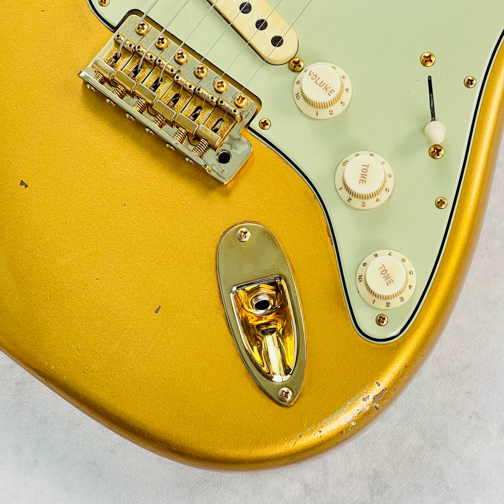 Fender Custom Shop 1962 Poblano Stratocaster Relic Masterbuilt by Andy Hicks 2024 - Aged Aztec Gold - 5