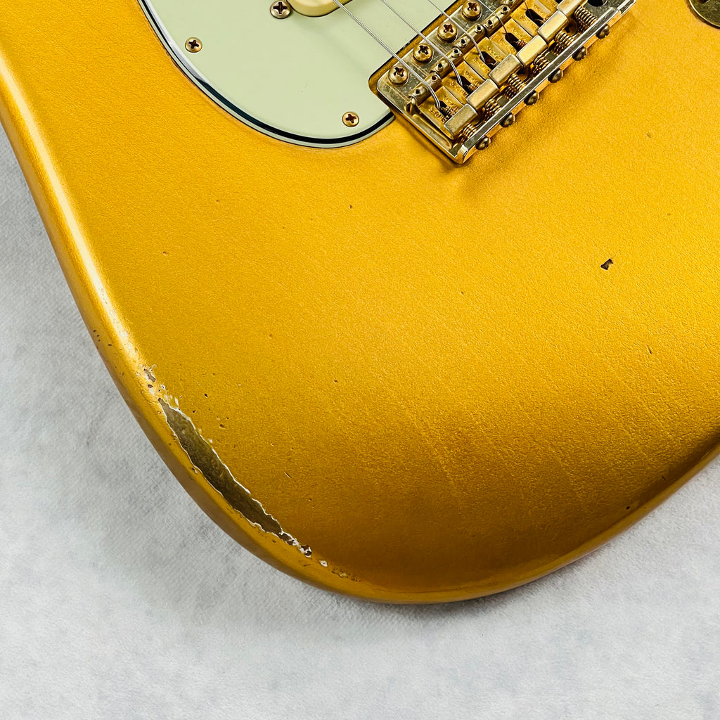 Fender Custom Shop 1962 Poblano Stratocaster Relic Masterbuilt by Andy Hicks 2024 - Aged Aztec Gold - 8