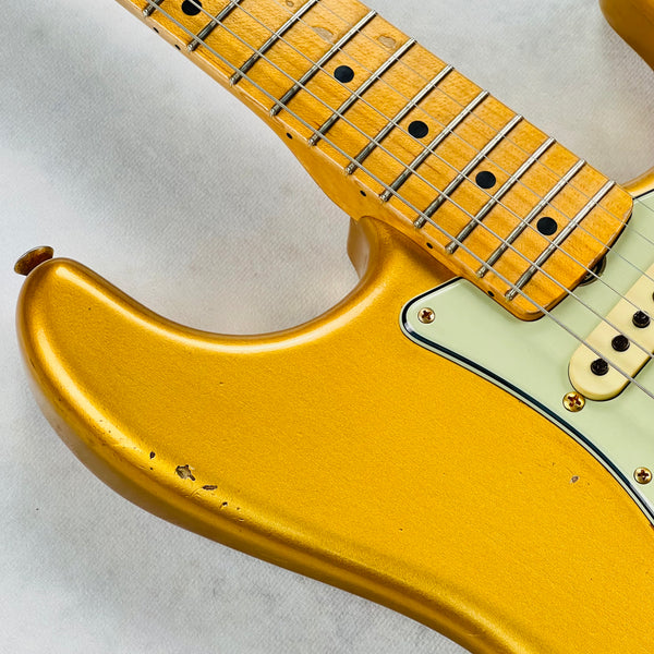 Fender Custom Shop 1962 Poblano Stratocaster Relic Masterbuilt by Andy Hicks 2024 - Aged Aztec Gold - 9