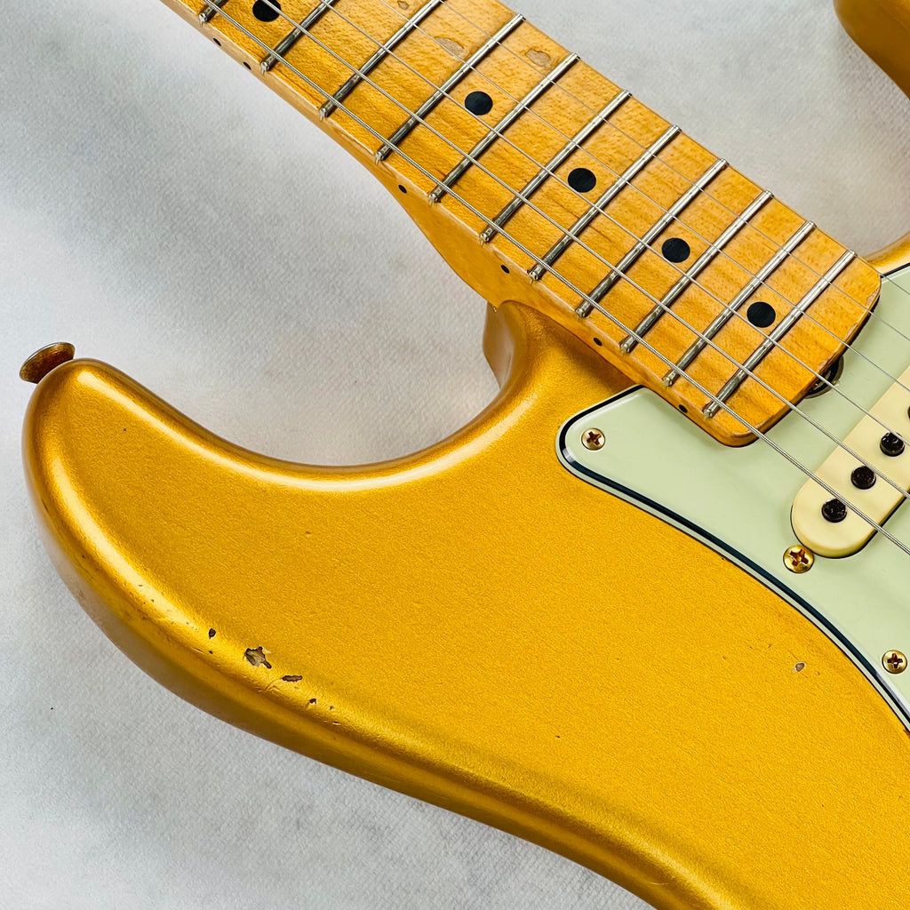 Fender Custom Shop 1962 Poblano Stratocaster Relic Masterbuilt by Andy Hicks 2024 - Aged Aztec Gold - 9