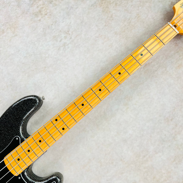 Fender J Precision Bass Maple Fingerboard Made In Japan Artist Signature Model 2024 - Black Gold - 10