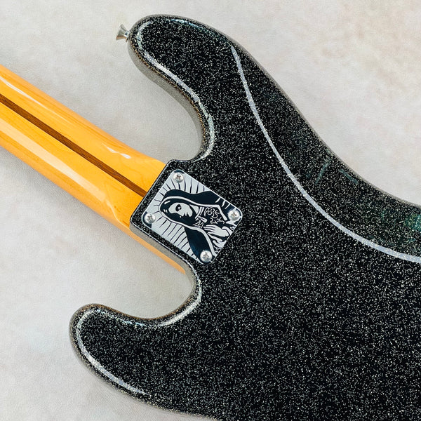 Fender J Precision Bass Maple Fingerboard Made In Japan Artist Signature Model 2024 - Black Gold - 15