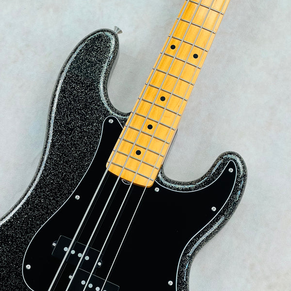 Fender J Precision Bass Maple Fingerboard Made In Japan Artist Signature Model 2024 - Black Gold - 3