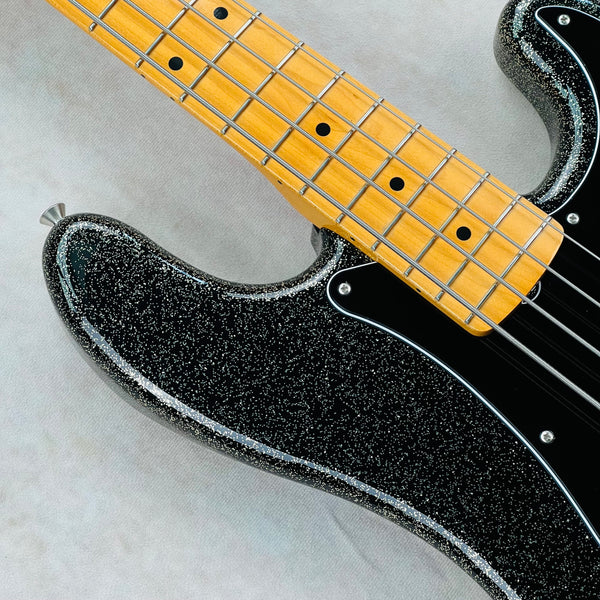 Fender J Precision Bass Maple Fingerboard Made In Japan Artist Signature Model 2024 - Black Gold - 5
