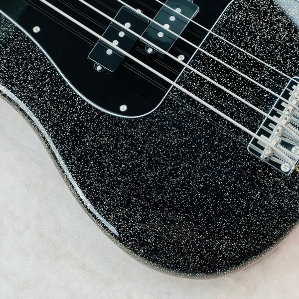 Fender J Precision Bass Maple Fingerboard Made In Japan Artist Signature Model 2024 - Black Gold - 6