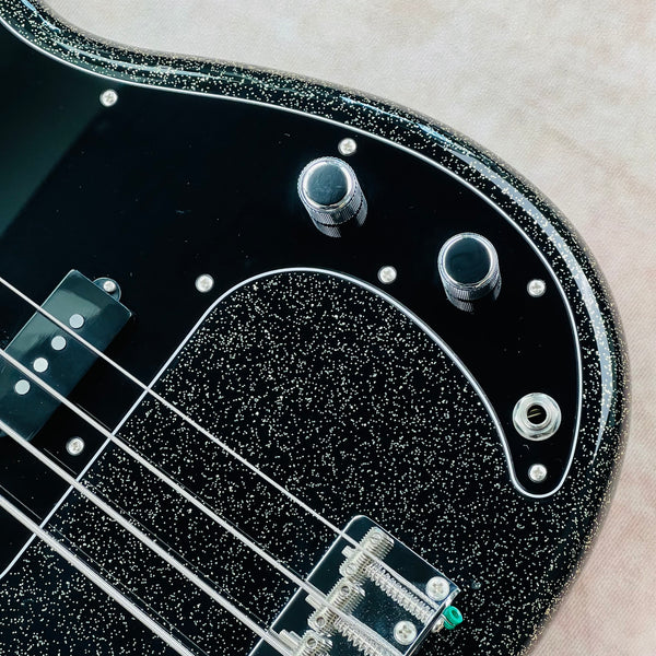 Fender J Precision Bass Maple Fingerboard Made In Japan Artist Signature Model 2024 - Black Gold - 7