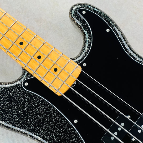 Fender J Precision Bass Maple Fingerboard Made In Japan Artist Signature Model 2024 - Black Gold - 9