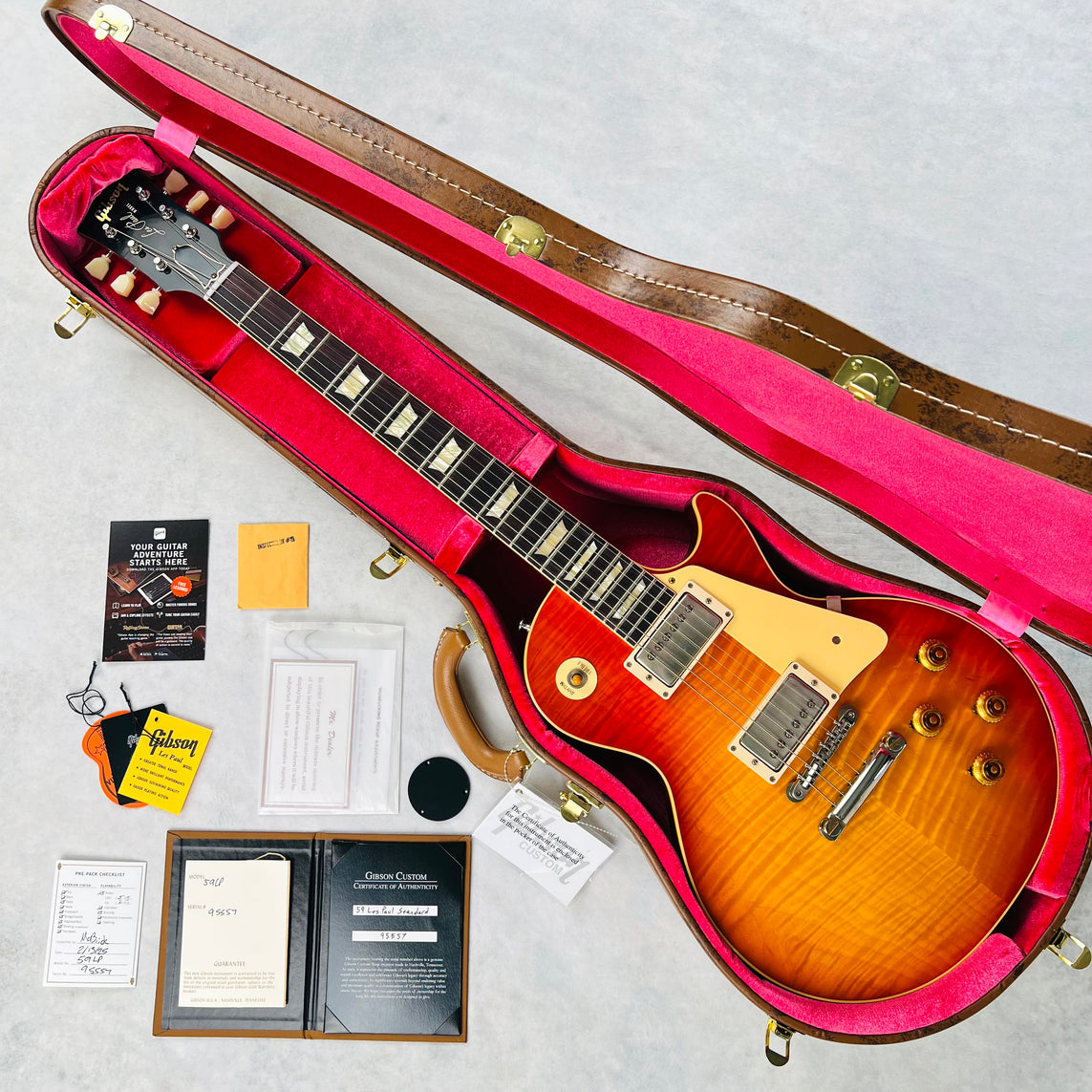 Gibson Custom Shop 1959 Les Paul Reissue VOS 2025 - Sunrise Tea