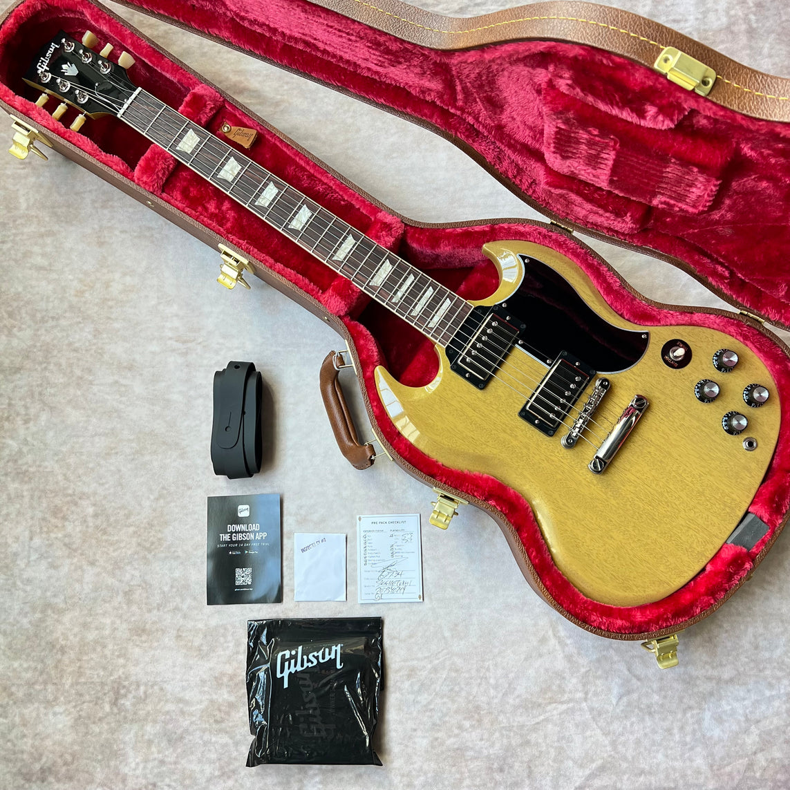 新品‼️2024年製Gibson SG Standard 61 Gibson SG Standard '61 Maestro Vibrola Vintage Cherry 2024