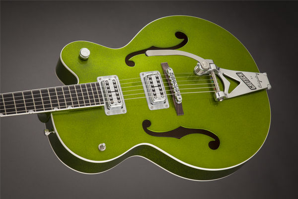 Gretsch G6120SH-GSPK Brian Setzer Hot Rod with Bigsby TV Jones Setzer Pickups Green Sparkle