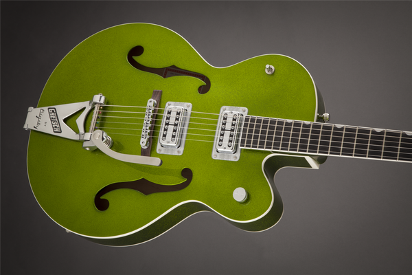 Gretsch G6120SH-GSPK Brian Setzer Hot Rod with Bigsby TV Jones Setzer Pickups Green Sparkle