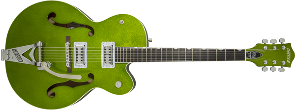Gretsch G6120SH-GSPK Brian Setzer Hot Rod with Bigsby TV Jones Setzer Pickups Green Sparkle