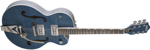 Gretsch G6120SH-HBLU Brian Setzer 2-Tone Hot Rod with Bigsby TV Jones Setzer Pickups Harbor Blue