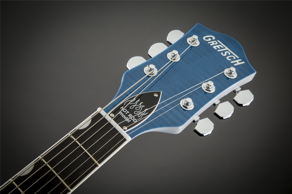 Gretsch G6120SH-HBLU Brian Setzer 2-Tone Hot Rod with Bigsby TV Jones Setzer Pickups Harbor Blue