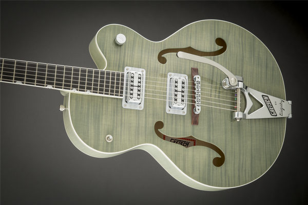 Gretsch G6120SH-HGRN Brian Setzer 2-Tone Hot Rod with Bigsby TV Jones Setzer Pickups Highland Green