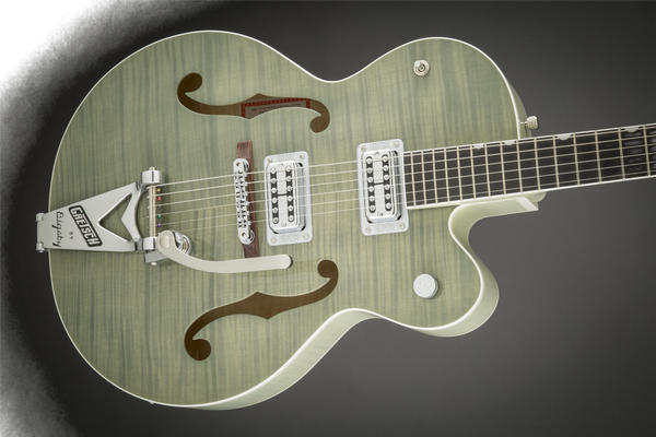 Gretsch G6120SH-HGRN Brian Setzer 2-Tone Hot Rod with Bigsby TV Jones Setzer Pickups Highland Green