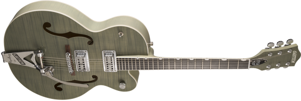 Gretsch G6120SH-HGRN Brian Setzer 2-Tone Hot Rod with Bigsby TV Jones Setzer Pickups Highland Green