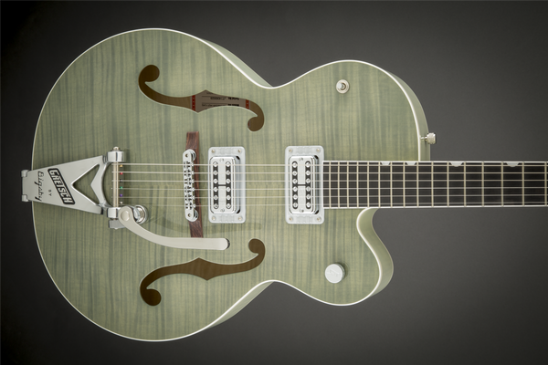 Gretsch G6120SH-HGRN Brian Setzer 2-Tone Hot Rod with Bigsby TV Jones Setzer Pickups Highland Green