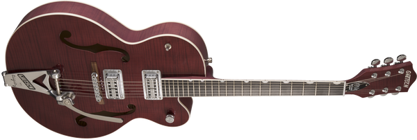 Gretsch G6120SH-RRED Brian Setzer 2-Tone Hot Rod with Bigsby TV Jones Setzer Pickups Roman Red