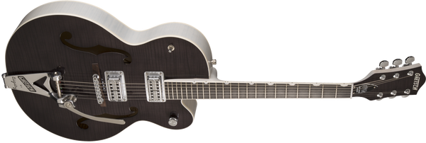 Gretsch G6120SH-2TBLK Brian Setzer 2-Tone Hot Rod with Bigsby TV Jones Setzer Pickups Tuxedo Black
