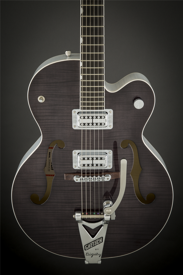 Gretsch G6120SH-2TBLK Brian Setzer 2-Tone Hot Rod with Bigsby TV Jones Setzer Pickups Tuxedo Black