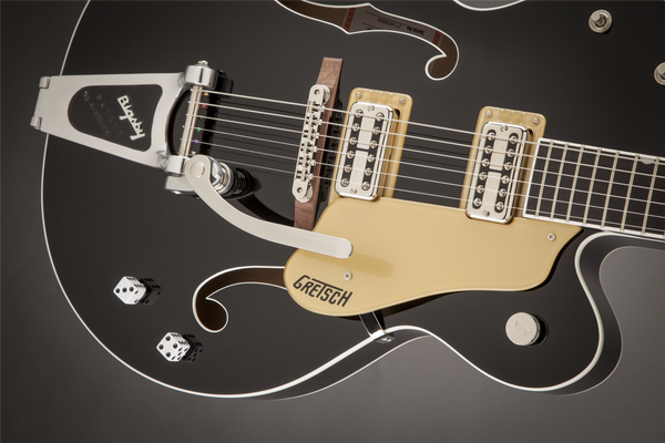 Gretsch G6120SSU-BK Brian Setzer Nashville with Bigsby TV Jones Setzer Pickups Black Urethane