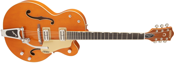 Gretsch G6120SSLVO Brian Setzer Nashville with Bigsby TV Jones Setzer Pickups Vintage Orange Stain Lacquer