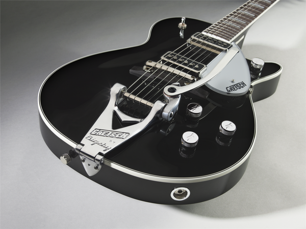 Gretsch G6128T-GH George Harrison Signature Duo Jet Solid Body with Bigsby - Black - 4