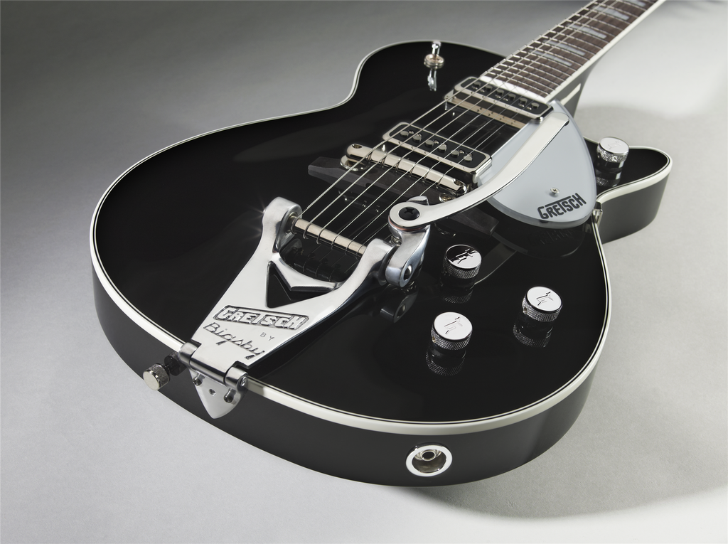 Gretsch G6128T-GH George Harrison Signature Duo Jet Solid Body with Bigsby - Black - 4