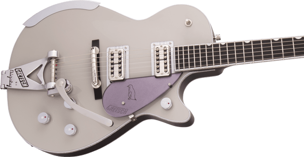 Gretsch G6134T-LTD Limited Edition Penguin Ebony Fingerboard Two-Tone Smoke Grey/Violet Metallic