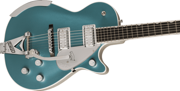 Gretsch G6134T-140 LTD 140th Double Platinum Penguin with String-Thru Bigsby Ebony Fingerboard Two-Tone Stone Platinum/Pure Platinum