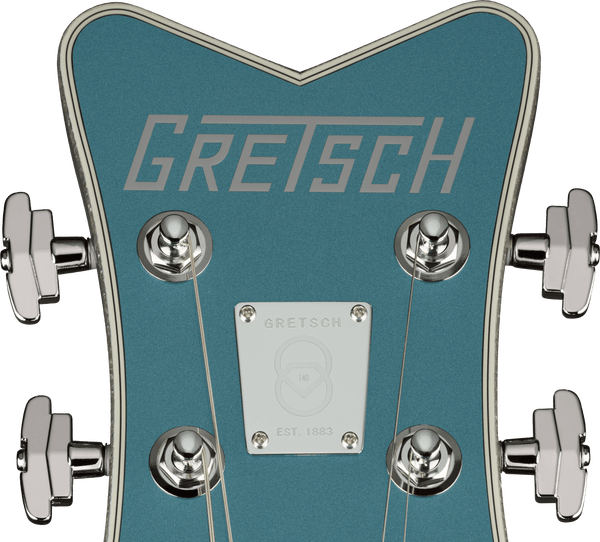 Gretsch G6134T-140 LTD 140th Double Platinum Penguin with String-Thru Bigsby Ebony Fingerboard Two-Tone Stone Platinum/Pure Platinum