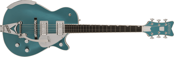 Gretsch G6134T-140 LTD 140th Double Platinum Penguin with String-Thru Bigsby Ebony Fingerboard Two-Tone Stone Platinum/Pure Platinum