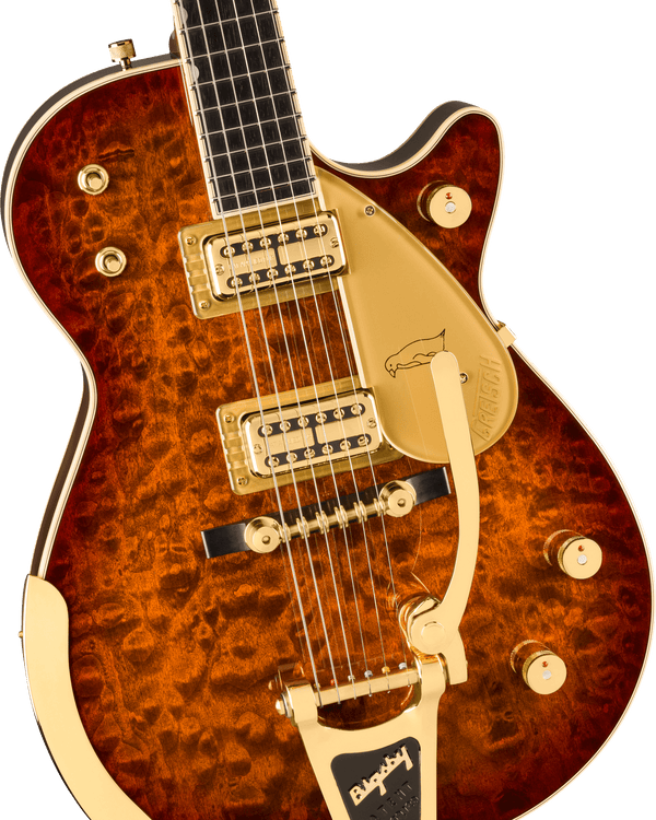 Gretsch G6134TGQM-59 Limited Edition Quilt Classic Penguin with Bigsby Ebony Fingerboard Forge Glow